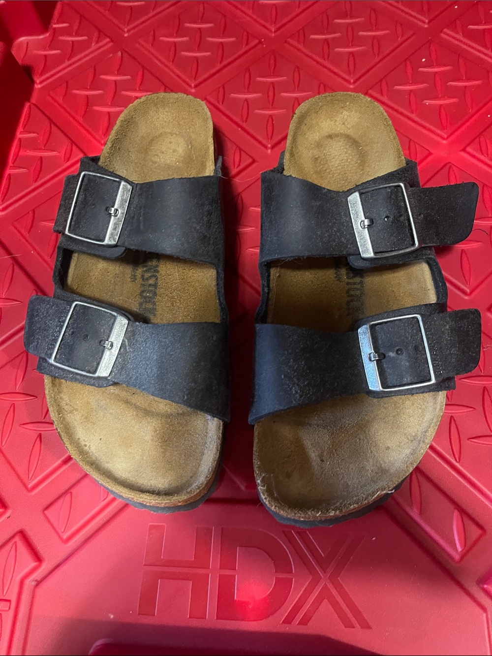 Birkenstock 39 Double-Buckle Slide Sandals
